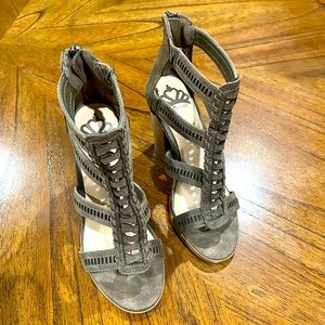 Fergalicious Green Sandals, Size 6